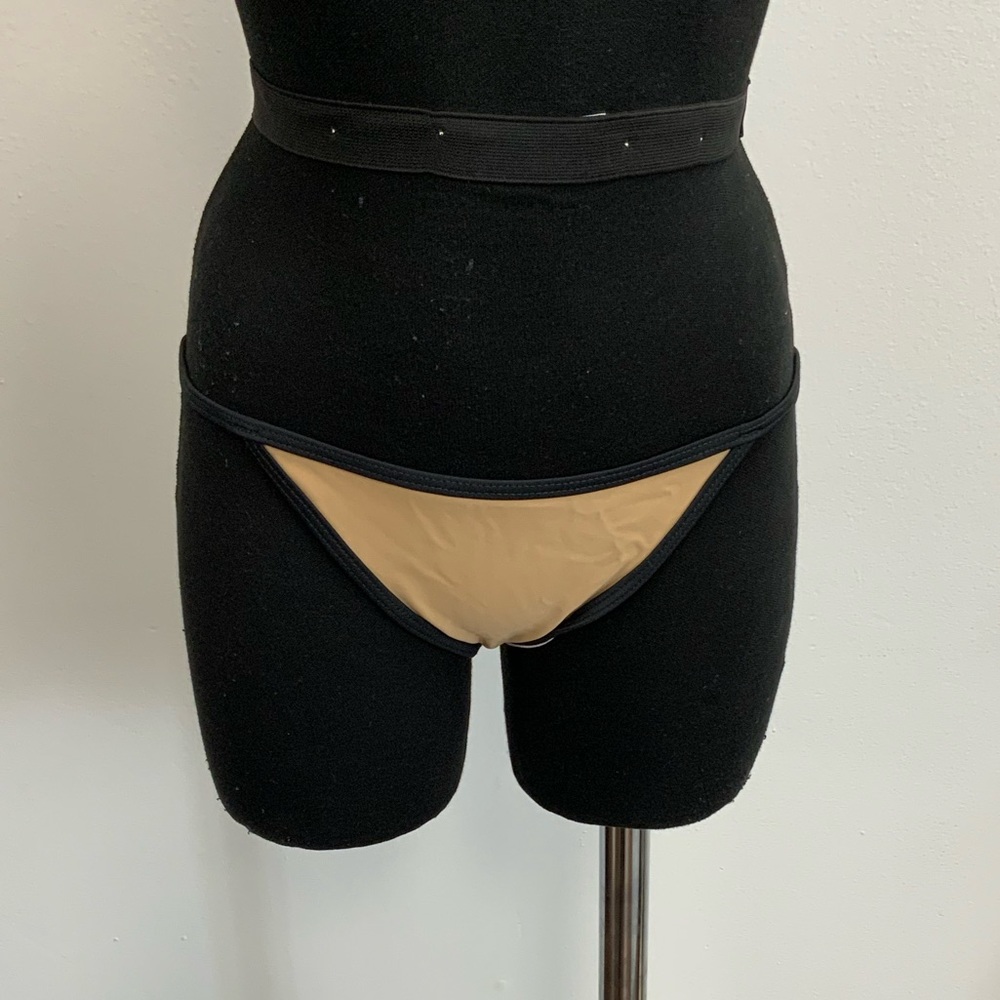 Dual tone bikini bottom